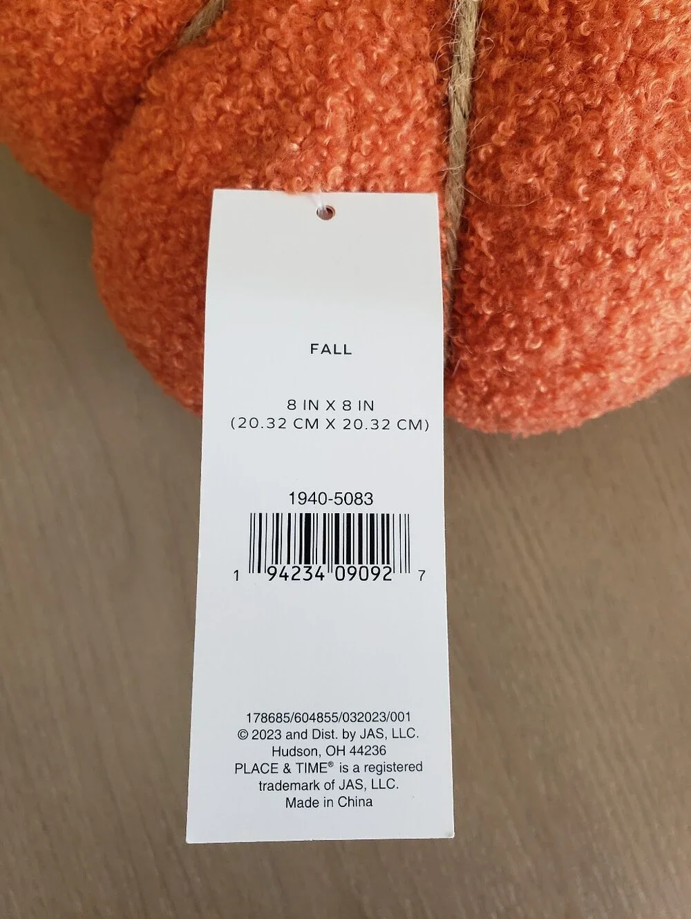 Set Of Two Autumn Plush Pumpkin Decorative Pillow - Orange & Yellow
